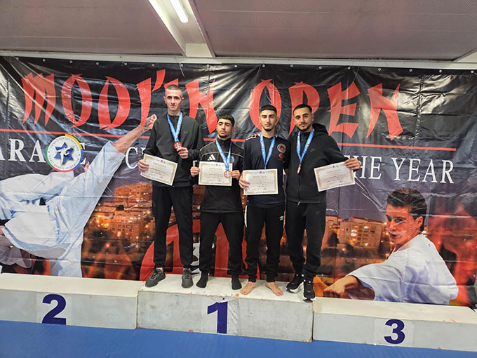 أمطار من الميداليات والإنجازات في بطولة موديعين القطرية للكراتيه